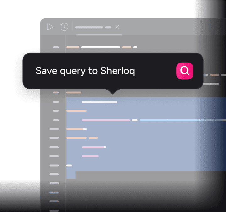 Save query to Sherloq