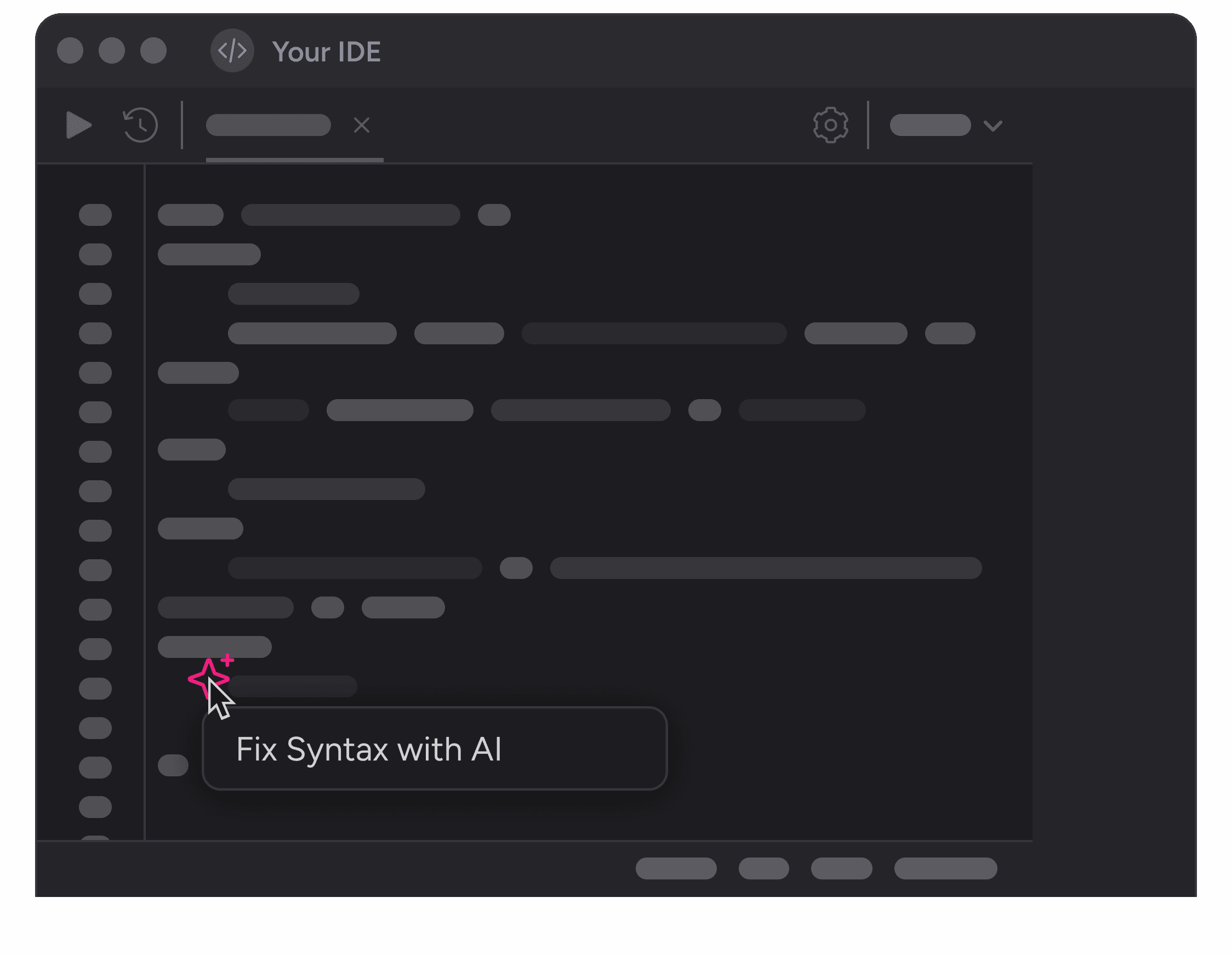 Fix Syntax with AI directly in your IDE